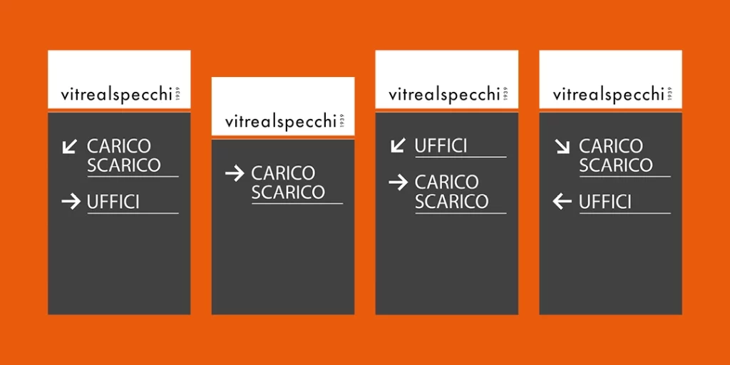 Segnaletica interna ed esterna per Madras